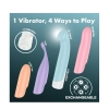 Zestaw wibratorów Satisfyer Playful Four silikonowy USB wodoodporny