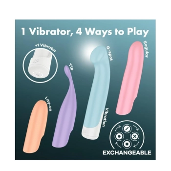 Zestaw wibratorów Satisfyer Playful Four silikonowy USB wodoodporny