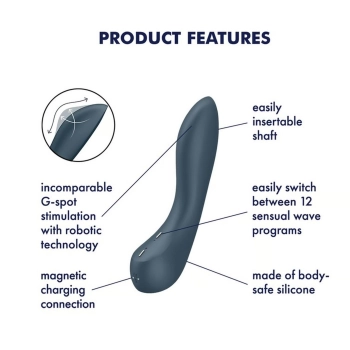 Wibrator punktu G falujący Satisfyer Wave 4 silikonowy USB