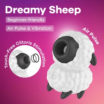 Stymulator łechtaczki Satisfyer Dreamy Sheep USB 9 cm