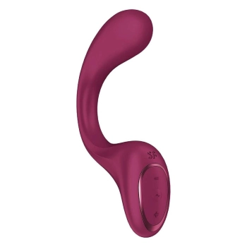 Wibrator punktu G i łechtaczki Satisfyer G For Goddess 2 bordowy