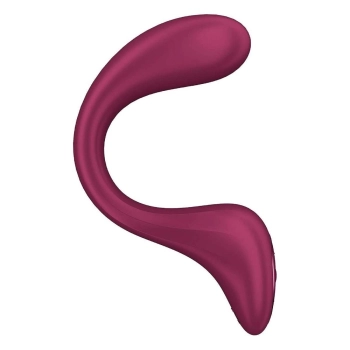 Wibrator punktu G i łechtaczki Satisfyer G For Goddess 2 bordowy
