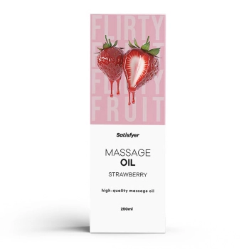 Olejek do masażu Satisfyer truskawkowy 250 ml