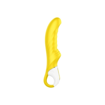 Wibrator punktu G Satisfyer Yummy Sunshine żółty silikonowy USB 23 cm