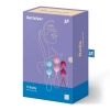 Kulki silikonowe Satisfyer Balls C03 zestaw 3 sztuk 3 4 cm
