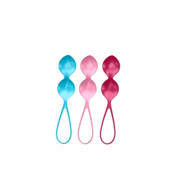 Kulki silikonowe Satisfyer Balls C03 zestaw 3 sztuk 3 4 cm