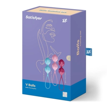 Kulki silikonowe Satisfyer Balls C03 zestaw 3 sztuk 3 4 cm