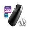 Masturbator Satisfyer Men Vibration+ z wibracją i aplikacją czarny