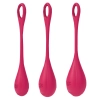 Zestaw kulek silikonowych Satisfyer Yoni Power 1 czerwony