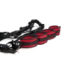 Black And Red Wrist And Ankle Bed