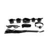 7 Pieces Black Bondage Set