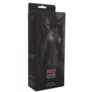 Red Collar And Leash
