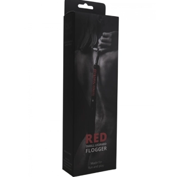 Red Small Leopard Flogger