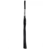 Black White Long Stripe Flogger