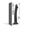 Dildo silikonowe zginane Strap on me czarny M