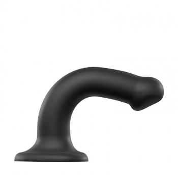 Dildo silikonowe zginane Strap on me czarny M