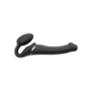 VIBRATING STRAP-ON - M - BLACK