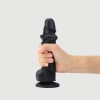 Realistyczne dildo Sliding Skin Strap-on-me czarne M
