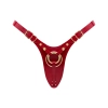 Uprząż do strap on Fabulous Strap on me czerwona błyszcząca