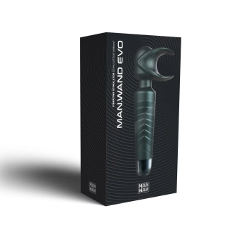 Masturbator wibrujący Man.wand EVO szary 20 cm USB