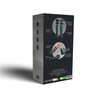 Masturbator wibrujący Man.wand EVO szary 20 cm USB