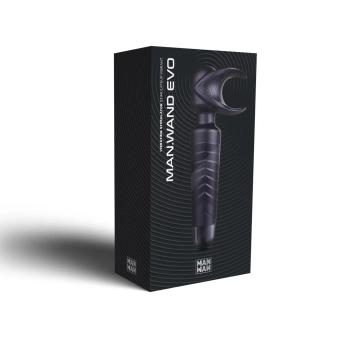 Masturbator wibrujący Man.wand EVO czarny 20 cm