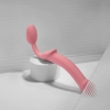 Strapon silikonowy półrealistyczny giętki Dorcel różowy M