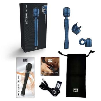 Masażer wibracyjny Man.wand Edgy Stellar Blue