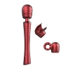 Masażer wibracyjny Man.wand Edgy czerwony silikonowy 30 cm