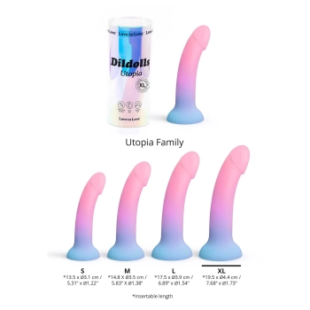 Dildo silikonowe Love to Love Dildolls Utopia XL 21 cm