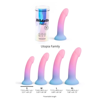 Dildo realistyczne silikonowe Love to Love Dildolls Utopia S 15 cm