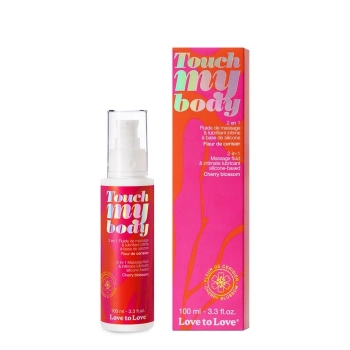 Lubrykant silikonowy do masażu Love to Love kwitnąca wiśnia 100ml