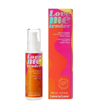 Olejek do masażu rozgrzewający Love Me Tender waty cukrowej 100ml