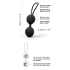 Kulki gejszy Dorcel Dual Balls Noir silikonowe