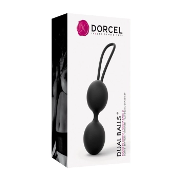 Kulki gejszy Dorcel Dual Balls Noir silikonowe
