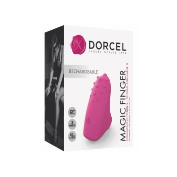 Wibrator na palec Dorcel Magic Finger silikonowy różowy USB