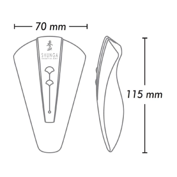 Stymulator łechtaczki Shunga Obi fioletowy silikonowy USB