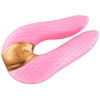 Wibrator podwójny Shunga Aiko silikonowy różowy USB 11 cm