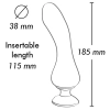 Wibrator punktu G silikonowy Shunga Sanya fioletowy USB 19 cm