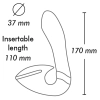 Wibrator silikonowy Shunga Soyo różowy USB 17 cm