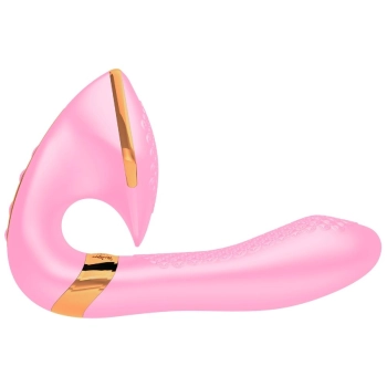 Wibrator silikonowy Shunga Soyo różowy USB 17 cm