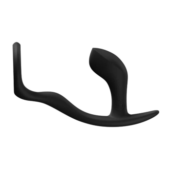 Pierścień erekcyjny z masażerem prostaty Fun Factory Bootie Ring czarny