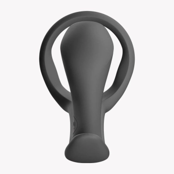 Pierścień erekcyjny z masażerem prostaty Fun Factory Bootie Ring czarny