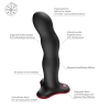 Dildo realistyczne Fun Factory Bouncer z kulkami czarne 18,5 cm