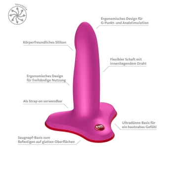 Dildo realistyczne Limba Flex S Fun Factory różowe 12 cm