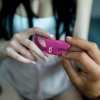Pierścień erekcyjny wibrujący Fun Factory Nos różowy podwójny USB