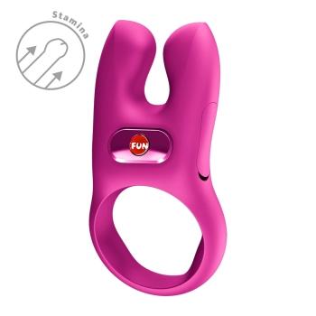 Pierścień erekcyjny wibrujący Fun Factory Nos różowy podwójny USB