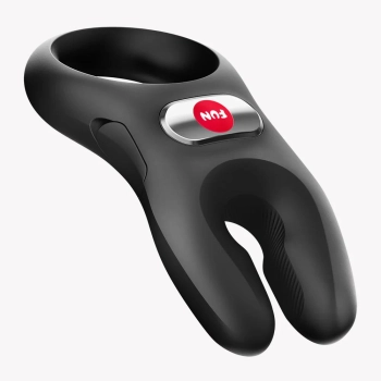 Pierścień erekcyjny wibrujący Nos XL Fun Factory czarny silikonowy USB