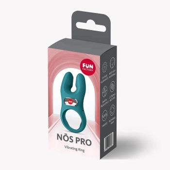 Pierścień erekcyjny wibrujący Nos XL zielony Fun Factory silikonowy USB