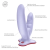 Dildo podwójne Ryde z przyssawką Fun Factory lawendowe